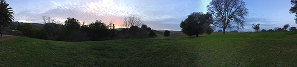 Burton Valley Panoramic View - Feb 2015