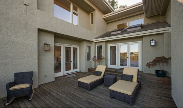 11 Leslyn Lane Lafayette - Master Bedroom Privacy Porch